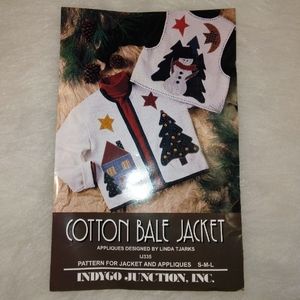 Indigo Junction Cotton Bale Jacket with appliques Size S-M-L